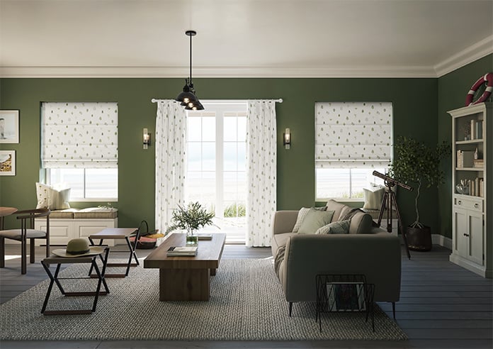 Spruced Up, Grassland - Motorised Roman Blind - Image 8